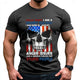 Men's American US Flag Birthday August T Shirt Tee Top 100% Cotton Short Sleeve Graphic Shirt Black Dark Grey Comfortable Tee Vacation Street Fashion Designer Clothing