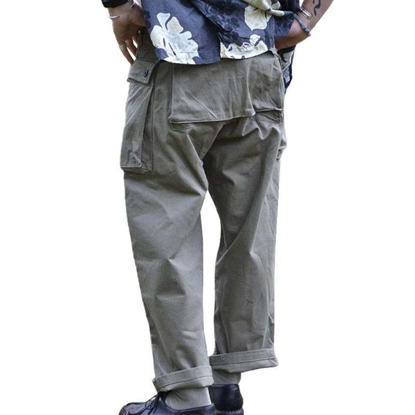 Men's Vintage Multi-pocket Straight-Leg Loose Cargo Trousers