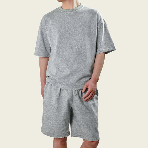 Men's Fashion Loose Short Sleeve T-shirt And Shorts Set