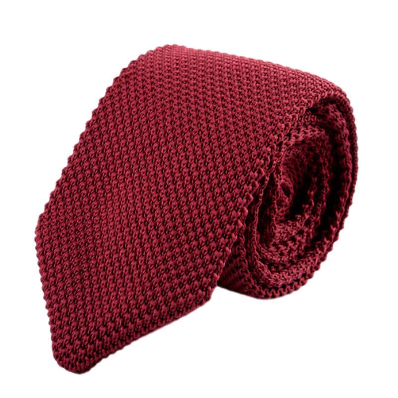 Vintage-Strickkrawatte in Pfeilform für Herren