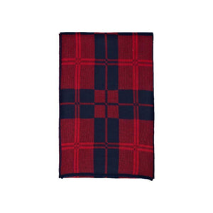 Men's British Style Pattern Knitted Warm Scarf