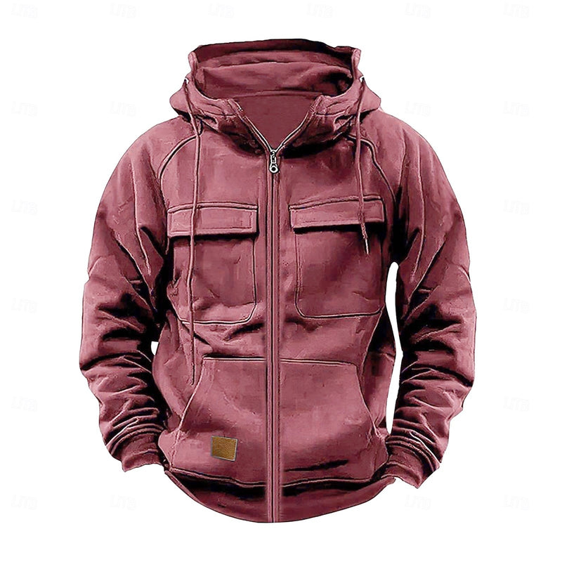 Men's Hoodie Full Zip Hoodie Tactical Hoodie