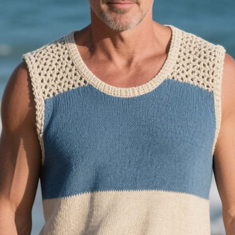 Herren Frühlingsmode Einfach Gewebtes Casual Sports Tank Top