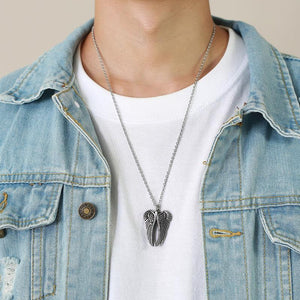 Vintage Casual Angel Wings Necklace