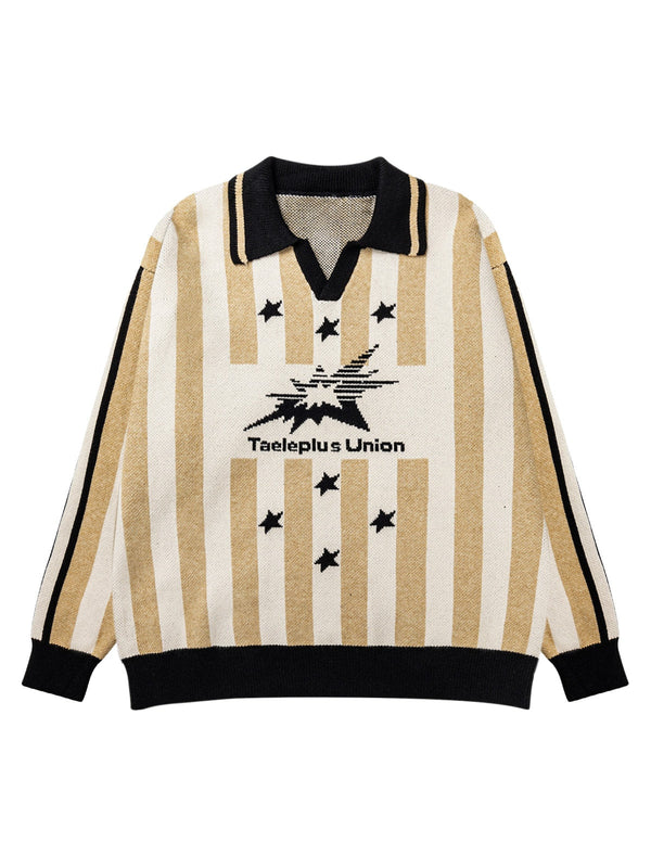 Star Rugby Striped Sweater