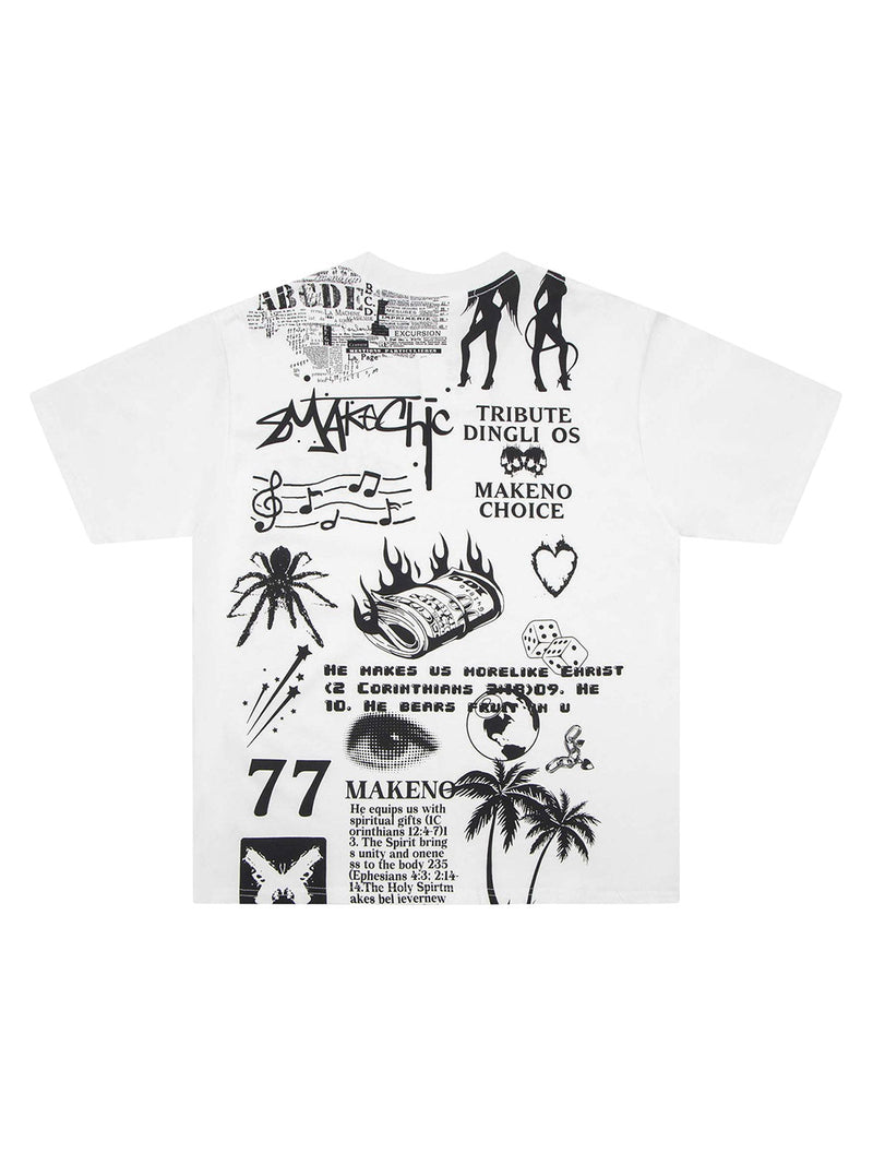 High Street Letter Print T-shirt