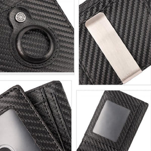 Men's Practical Air Tag Leather Wallet