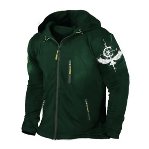 Herren Full Zip Hoodie Oberbekleidung Sweatjacke