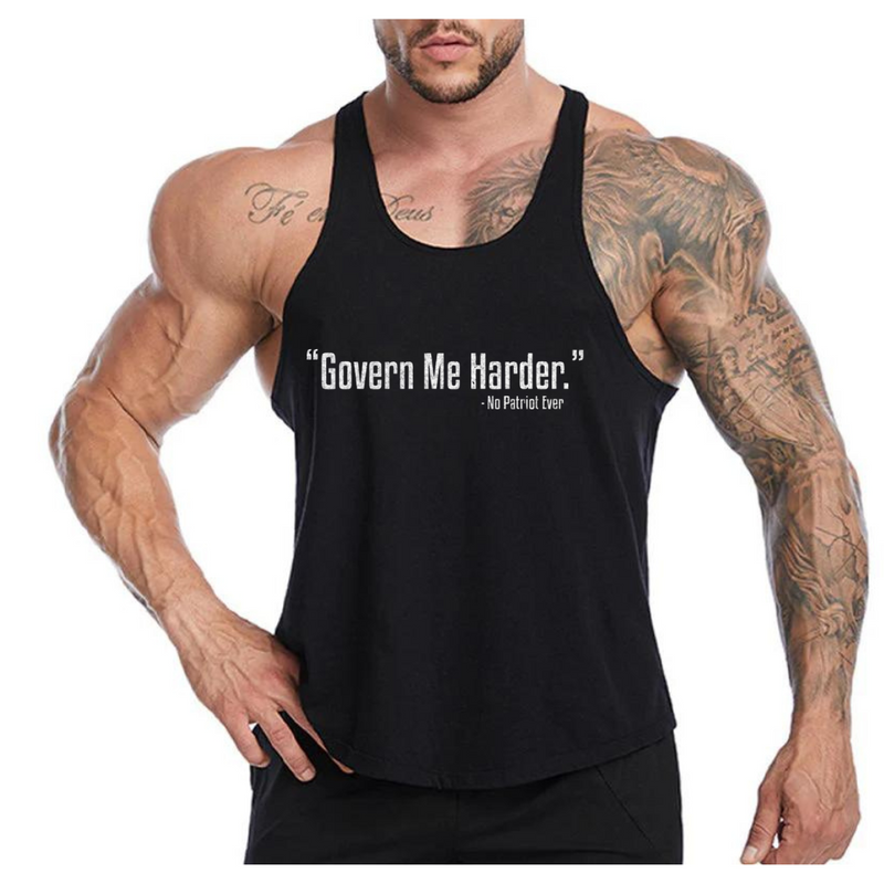 GOVERN ME HARDER  ESSENTIAL COTTONTANK TOP