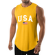 USA FLAG  MOISTURE WICKING ESSENTIALS TANK TOP