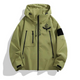 COOL MEN'S HOODED WINDPROOF AND WATERPROOF OUTDOOR WORKWEAR JACKET