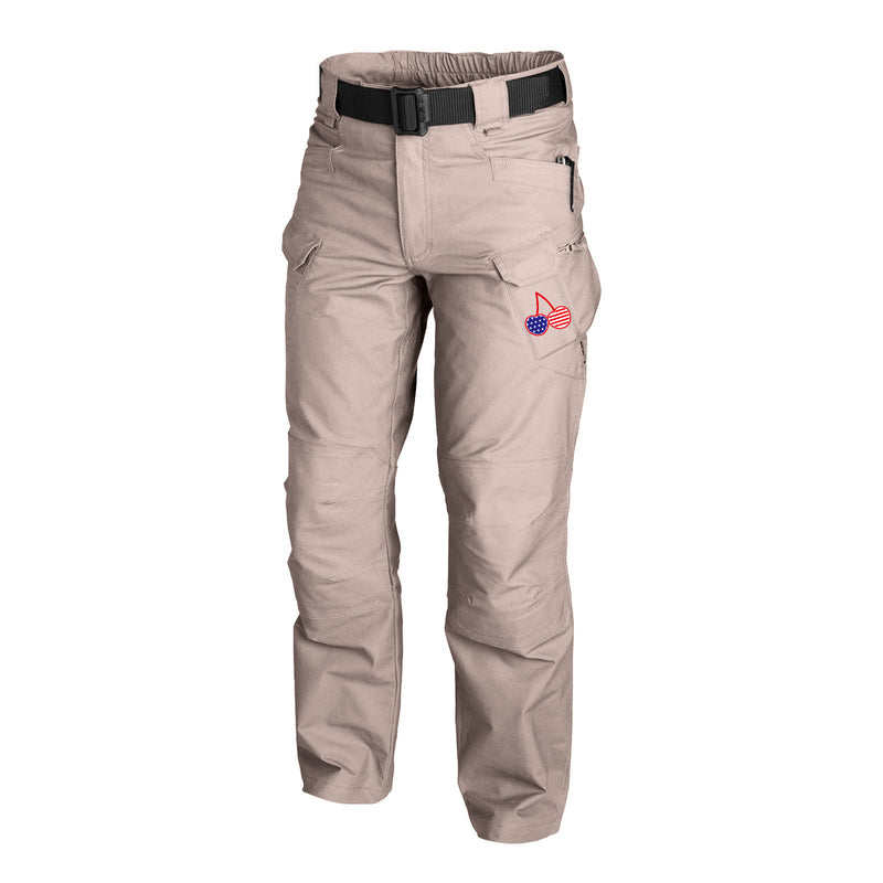 CHERRY OUTDOOR WEARABLE QUICK DRY MULTI-POCKET CARGO PANTS WITHOUT BELT