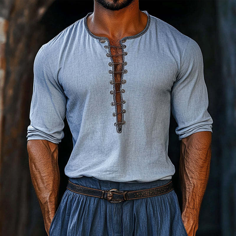 Men's Casual Round Neck Short Sleeve T-Shirt
