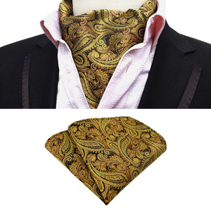 Men's Classic British Style Jacquard Neck Scarf