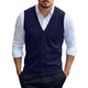 Lässige, einfarbige Strickjacke für Herren