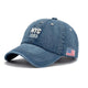 Men's Vintage American Flag Cowboy Cap