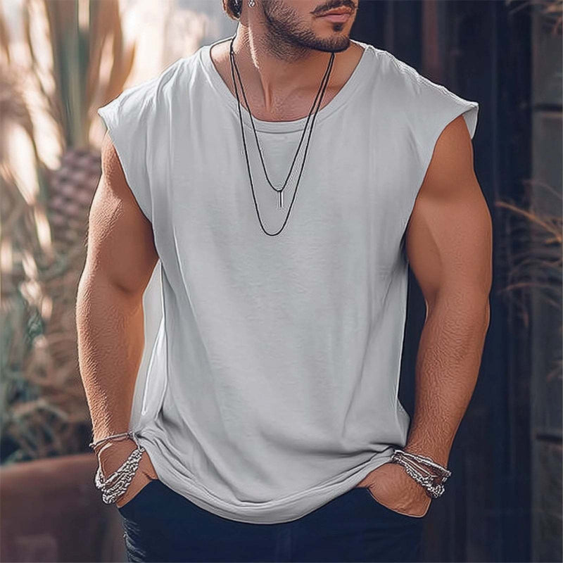 Men's Summer Comfortable, Skin-Friendly Padded Tank Top