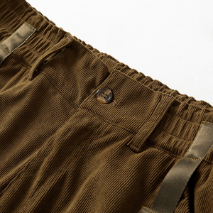 Lässige Outdoor-Cargo-Shorts aus Cord mit mehreren Taschen für Herren