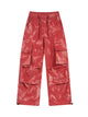 Tie-Dye Corduroy Multi-Pocket Pants