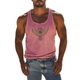 Men's Classic Casual American Retro Embroidered Knit Tank Top