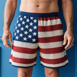 Men's Spring Fashion Woven Casual Sports Shorts