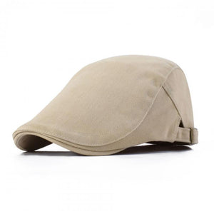 Men's Classic Casual Sun Visor Cotton Beret Hat