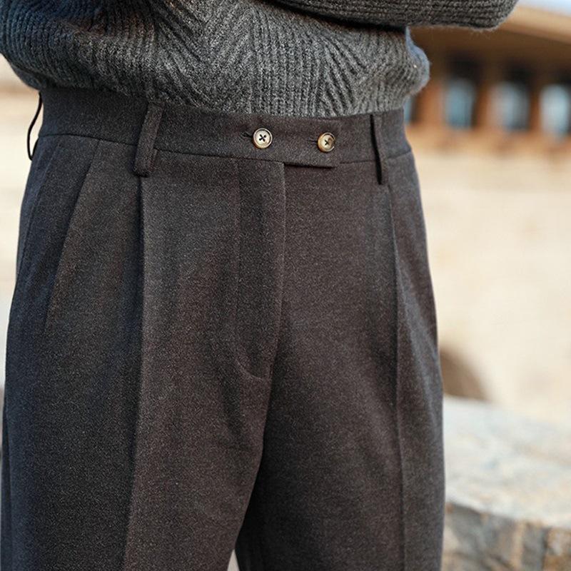 Britische Wollhose für Herren im Herbst und Winter