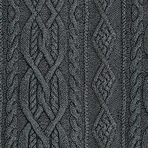 Herren Vintage Stehkragen Pullover Twisted Textured Strickpullover