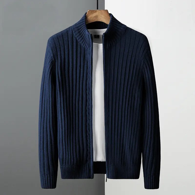 KNITTED SWEATER CARDIGAN SWEATER HIGH-END BUSINESS JACKET