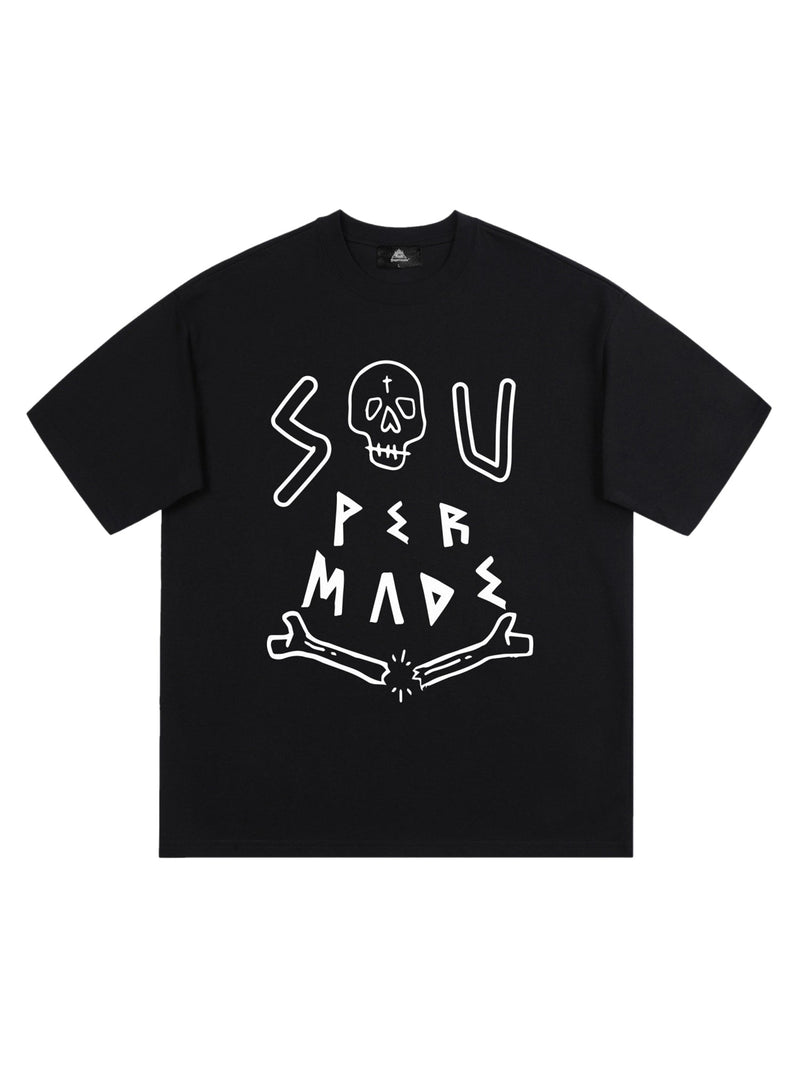 Skull Print T-shirt