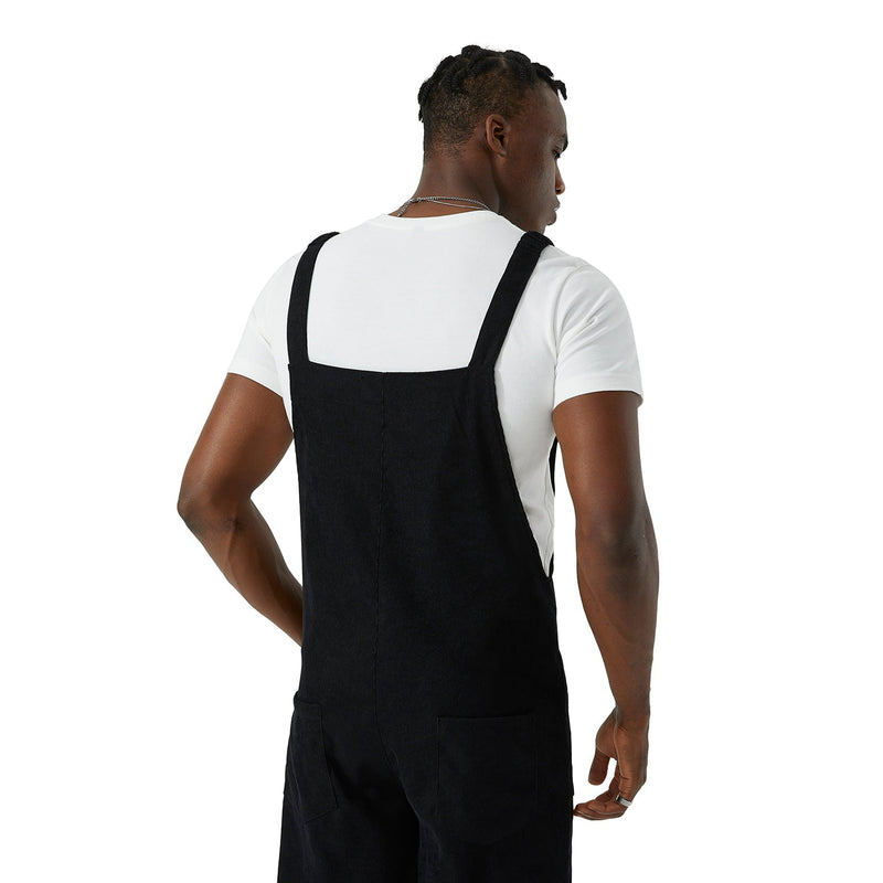 Corduroy Bib Cargo Overalls- Men's