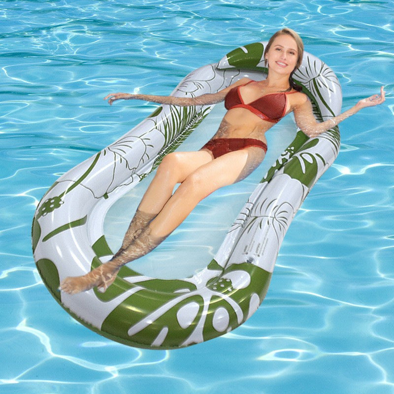 INFLATABLE BACKREST FLOATING BED WATER RECLINER