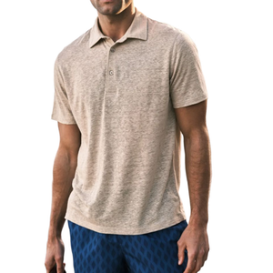 Men's Casual Comfort Cotton Lapel Loose Short Sleeve Polo Shirt