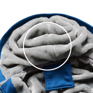 Men's Casual Fleece Hooded Jacket