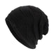 Warme Vintage-Strickmütze mit Plüschfutter für Herren