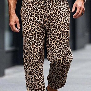 Freizeithose aus Leoparden-Mix für Herren