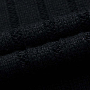 Lässiger Herren-Strickcardigan mit Stehkragen und Reißverschluss und schmaler Passform