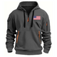 FLAG  ARM POCKET ZIPPER HOODIE