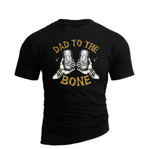 DAD TO THE BONE BAUMWOLL-GRAFIK-T-SHIRT
