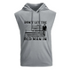 100% Cotton  Don't let the old man in HOODED TANK