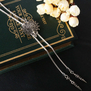 Men's Adjustable Metal Chain Bolo Tie Necklace