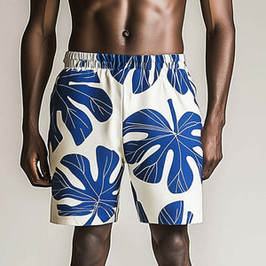 Men's Fresh Leaf Print Shorts