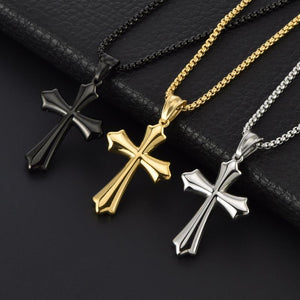 Vintage Casual Cross Necklace