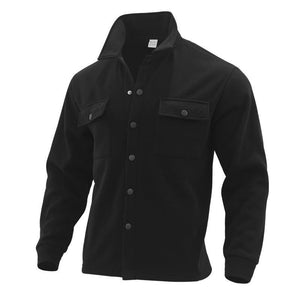 Men's Solid Color Lapel Single Breasted Jacket