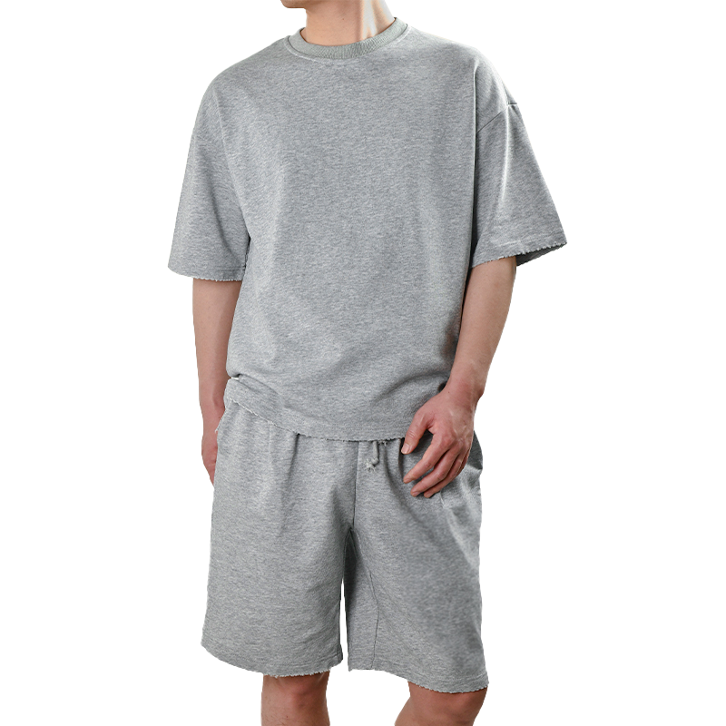 Men's Fashion Loose Short Sleeve T-shirt And Shorts Set