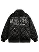 Pearl Letter Diamond Quilted Jacket