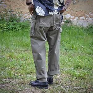 Herren Vintage Cargohose mit mehreren Taschen und geradem Bein