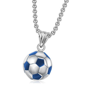 Men's Retro Casual Football Necklace