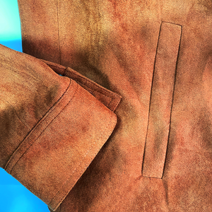 Men's Classic Casual Multi-Pocket Slim Fit Suede Jacket