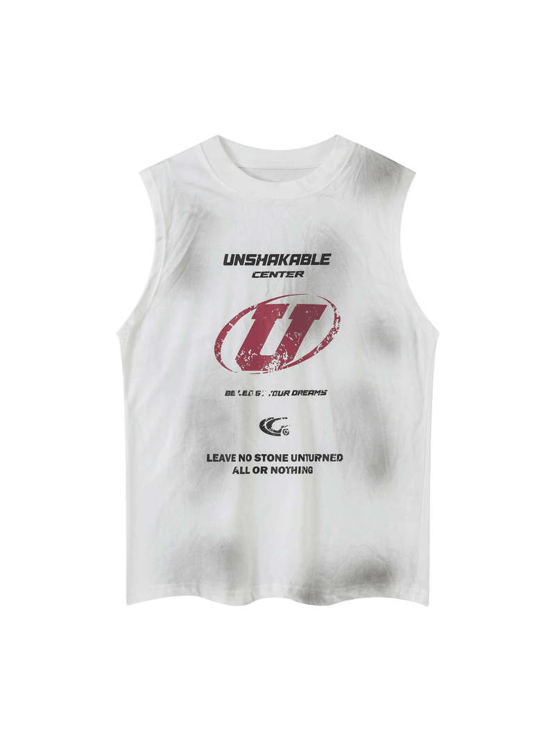 Original Logo Printed Hand-painted Street Rap Vest